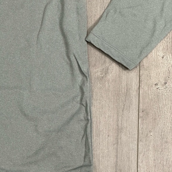 Men's L.L. Bean Large 42 - 44 Crewneck Shirt Gray Long Sleeve Pullover Layer New - Picture 6 of 8